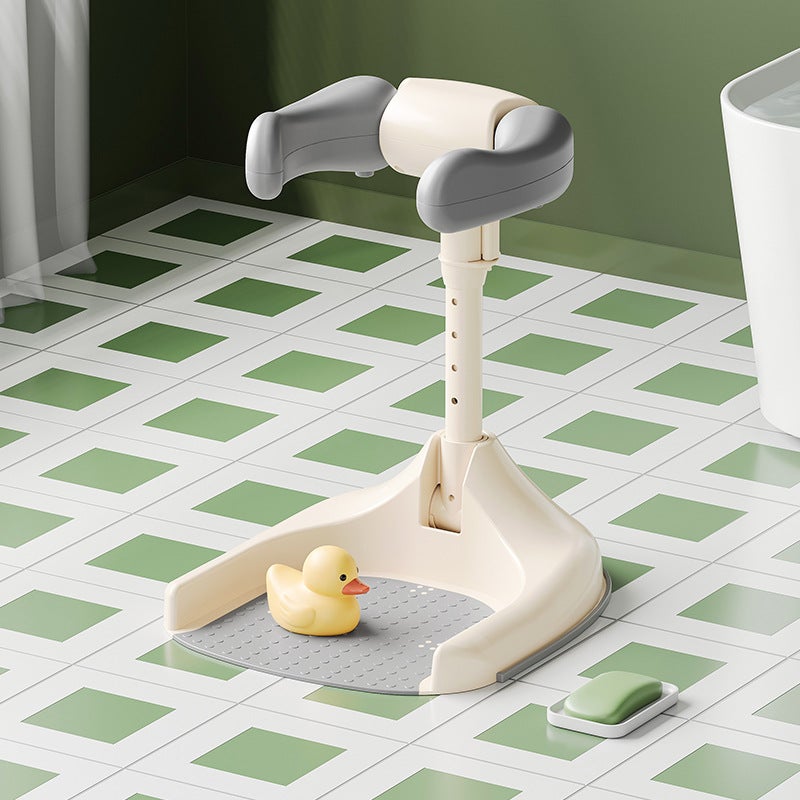 Baby Bath Rack Baby Standing Bath Artifact Bath Tub Table Foldable Installation-Free Non-Slip - Image 5